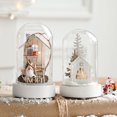 thumbnail image 4 of Mesa de dormitorio, decoración de escritorio, luz nocturna, iluminación navideña, linternas decorativas, linterna de nieve, cúpula de cristal, luces LED de Navidad, 4 of 4