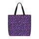 thumbnail image 1 of Fotbe Purple Leopard Bolsa Tote con Estampado para Mujer, Bolsos con Cremallera, Bolsa de Hombro Casual de Gran Capacidad con Bolsillos Internos, 1 of 7