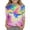 006-Multicolor—Clearance Prime Day, variant on Mevxay 3/4 Sleeve Tunic Tops for Girls Fashion Tie Dye T Shirt Cute Crew Neck Casual Summer Tees for Children 110-160