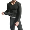 thumbnail image 5 of Dovford Men's Thermal Underwear Set, Soft Fleece Lined Long Johns, Winter Warm Base Layer Top & Bottom 2025, 5 of 6