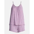 thumbnail image 6 of Joyspun Women’s Modal-Blend Ruffle Trim Cami and Shorts Sleepwear Set, 2-Piece, Sizes XS-3X, 6 of 6