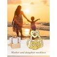 thumbnail image 6 of CACA LADY Mom necklace for Women from Daughter 925 Sterling Silver 14k Gold Plated Mother and 1 Daughters 1 son Necklace Daughter Gift from Mom, 6 of 6