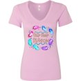 thumbnail image 3 of Inktastic Flip Flop Season Women's V-Neck T-Shirt, 3 of 5