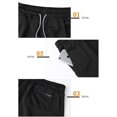 thumbnail image 4 of Men’s Running Shorts, Workout Gym Athletic Shorts for Men Quick Dry Lightweight Training Shorts with Pockets, 4 of 5