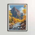 thumbnail image 3 of ELNEIT - Zion National Park Poster, Unframed Matte Paper, S18, 3 of 3