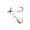 Black, variant on 7g Jig Head Hook with Spinner Blade Soft Bait Weighted Fishing Hook Fish Head Lead Hook Lure Accessory for Freshwater