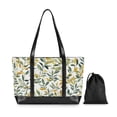 thumbnail image 7 of FORMRS Canvas Laptop Tote Bag for Women with 15.6" Computer Compartments Shoulder Handbag, Autumn Greenery, 7 of 7