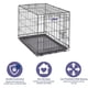 thumbnail image 4 of Caja de Perro Plegable de Metal con Puerta Única o Doble Puerta Totalmente Equipada 30 Pulgadas con Divisor, 4 of 8