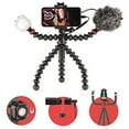 thumbnail image 1 of JOBY GorillaPod Mobile Vlogging Kit (Smartphone Rig, Wavo Mobile Mic, Beamo Mini LED Light) Flexible Tripod, Phone Holder, Microphone, Light, Vlogger, IRL, Youtuber, Mobile, Content Creator, 1 of 4
