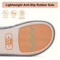 thumbnail image 5 of LongBay Slippers for Women Memory Foam Open Toe Slide Indoor House Shoes Slip On Bedroom Comfy Gift, 5 of 6