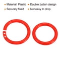 thumbnail image 4 of Unique Bargains 1.1' OD 0.8' ID Loose Leaf Rings Binder Ring Plastic for Book DIY Scrapbook Notebook, Red 50 Pack, 4 of 5