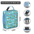 thumbnail image 3 of Panda Face Insulated Lunch Box Women Reusable Lunch Bag with Detachable Handle Lunch Box Containers Office Travel, 3 of 6