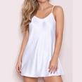 thumbnail image 2 of Kaemgyyd Satin Nightgowns for Women Plus Size V Neck Silk Sleep Dress Comfy Solid Nightdress Spaghetti Strap Pajamas Sleepwear, 2 of 6