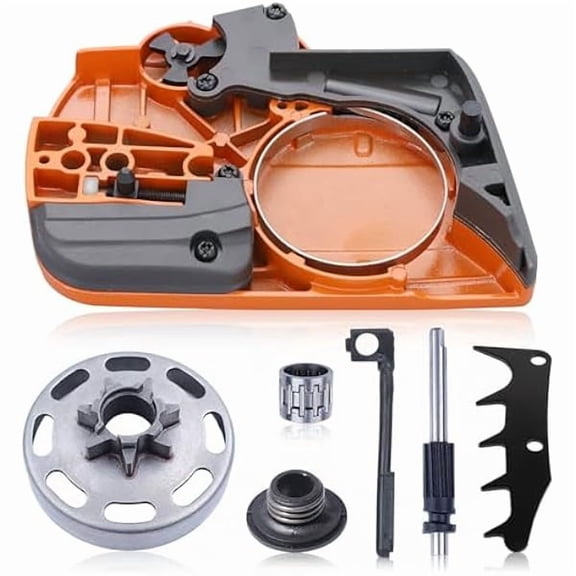 Complete Chain Brake Cover, 7‑Tooth Clutch Drum & Oil Pump Kit Compatible with Husqvarna 435/440/440e Chainsaws – Includes Clutch Cover, Brake Assembly, .325‑7T Sprocket Drum, Oil Pump Kit
