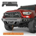 thumbnail image 5 of Hooke Road Fit 2016-2023 Toyota Tacoma Steel Front Bumper With Winch Plate Black, 5 of 13