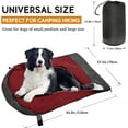 thumbnail image 3 of OROOTL Dog Sleeping Bag Bed Portable Pet Bed Dog Mat Outdoor Travel Supplies Waterproof Warm Puppy Sleep Pad for Hiking Camping(Red), 3 of 5
