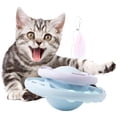 thumbnail image 4 of Juguete Interactivo Perros, Juguete para Mascotas, Rodante de , Estimulador de de , Juguetes de Varita de Plu - Azul púrpura Colco Juguetes para gatos, 4 of 8