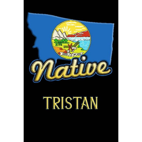 Montana Native Tristan: College Ruled Composition Book (Paperback)