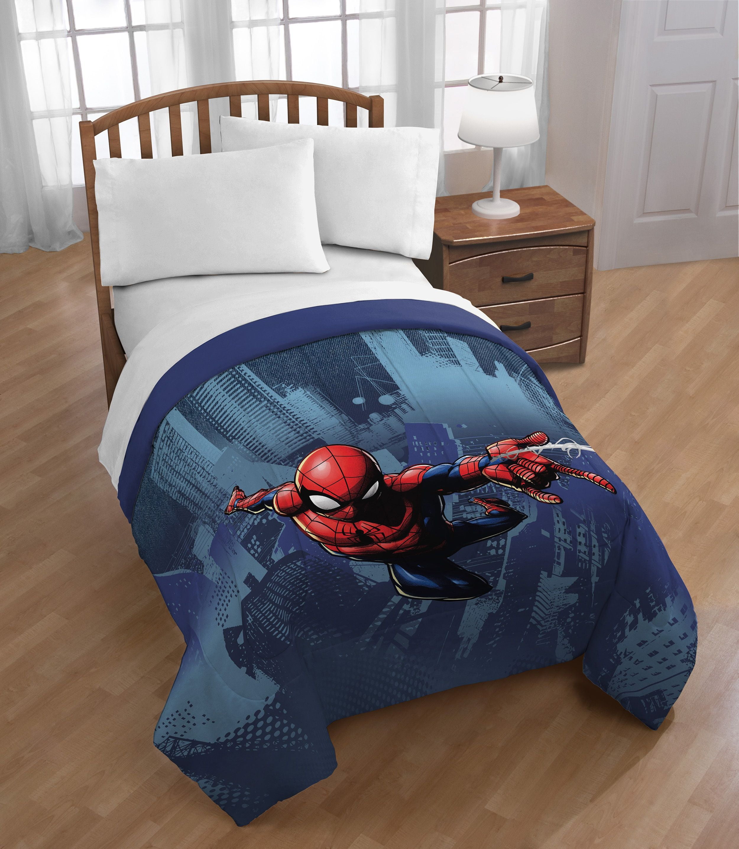Spiderman Twin Full Reversible Cooling, Spiderman Twin Bed