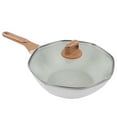 thumbnail image 4 of Frying Pan, Labor Saving Non Stick Large Capacity Aluminium Alloy Wok Pan  For Kitchen, 4 of 8