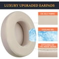 thumbnail image 3 of SOULWIT Cooling Gel Replacement Ear Pads Cushions for Beats Studio 2 & Studio 3 Wired & Wireless Headphones, Earpads with High-Density Noise Isolation Foam, Added Thickness - Satin Gold, 3 of 6