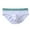 White, variant on Posijego Men's Knit Bikini Briefs Low Rise Comfortable Breathable Underwear Stretch Soft Panties for Men