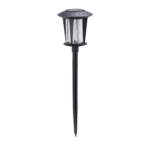 Living Accents Black Solar Powered 0 watts LED Pathway Light 1 pk