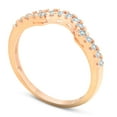 thumbnail image 2 of Pompeii 1/4ct Diamond Notched Guard Ring Enhancer 14K Rose Gold (I/J,I2-I3), 2 of 4