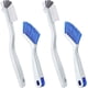 thumbnail image 2 of 4PCS Cleaning Bottle Small Brush Washing Tank Kitchen Brush, Corner Grouting Bathroom Cleaning Brush, Sliding Door Or Window Cleaning Brush (white, Blue)Features:Cleaning Brush Set: 4Pcs hand-held, 2 of 9
