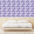 thumbnail image 3 of Ambesonne Lavenders Peel & Stick Wallpaper for Home, Floral Abloom Artwork, 13"x72", Blue Violet and Pastel Purple, 3 of 5