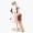 Pink, variant on "Catry 28"" Beige 3-Level Small Cat Tree with Hammock, Scratching Post, and Plush Perch for Indoor Climbing"