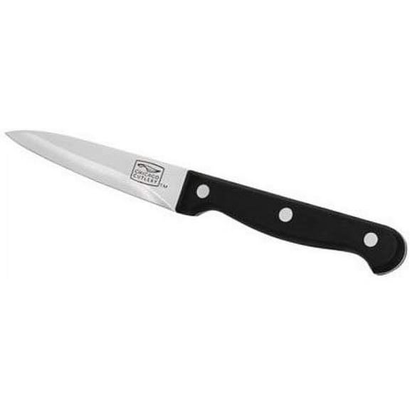 Chicago Cutlery 1092189 Essentials 3-1/2-Inch Parer Knife, Paring, Black