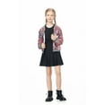 thumbnail image 4 of LOLANTA Girls Sequin Jacket Long Sleeve Kids Bomber Coats with Pockets Spring Fall Outfits, 4 of 7