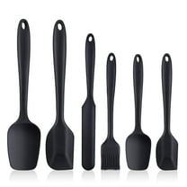 Non-Stick Silicone 10.4-Inch Paddle Scraper Kitchen Spatula, 6-Count