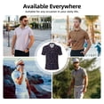 thumbnail image 5 of Sikiie Mushrooms3 Print Men's Short-sleeved POLO Shirts, Button-down Shirts and T-shirts are Suitable for Vacation, Leisure and Business-Medium, 5 of 6