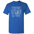 thumbnail image 4 of UGP Campus Apparel Straight Outta Detroit T-Shirt - Small - Royal Blue, 4 of 6