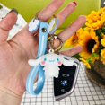 thumbnail image 3 of Sanrio Hello Kitty Anime Figurine Kawaii Cat My Melody Rubber Pom Purin Keroppi Pochacco Badtz Maru Chococat Bag Keychain Gifts SH, 3 of 7