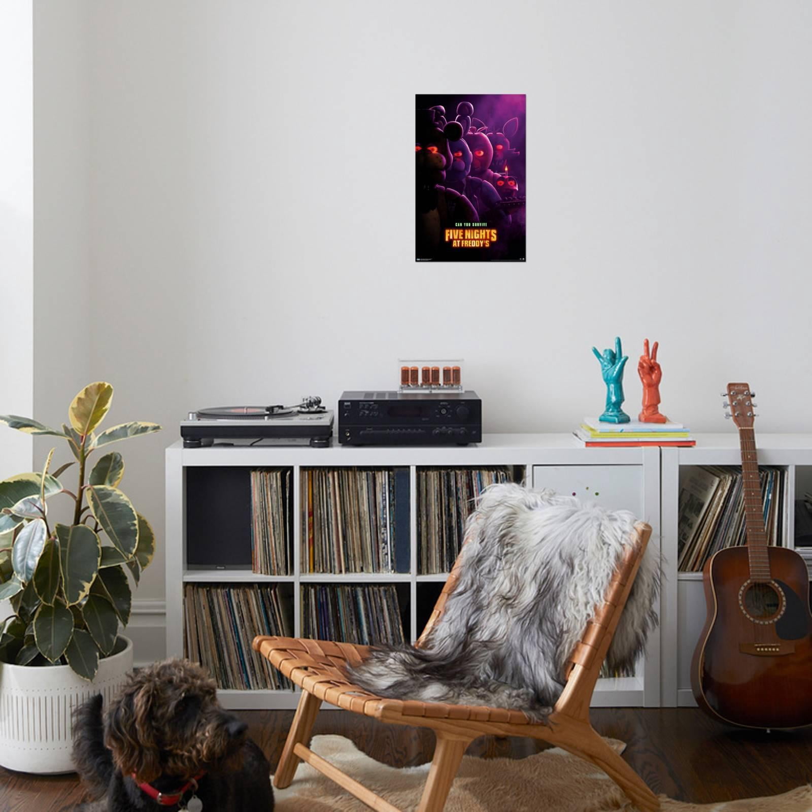 Five Nights at Freddy's Movie - Teaser One Sheet Canvas Wall Poster, 14.725" x 22.375"
