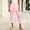 Pink 1, variant on FAHXNVB Women Lace Trim Long Bloomers Elastic Waist Ruffle Pantaloons Cropped Flared Slips Pants Solid Color Soft Comfy Capri Pajama Bottoms,L,Pink