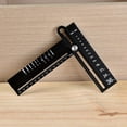 thumbnail image 6 of CEORPER Drawing Tool Protractor Aluminum Angles Ruler Angles Measure Drafting Tool Woodworking Ruler Geometric Drawing Ruler, 6 of 9