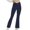 Dark blue, variant on yoga pants women Women Leggings High Waist Stretchy Yoga Workout Causal Trendy Pants With Pockets yogalicious leggings Khaki + M