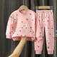 thumbnail image 2 of Ropa de dormir de algodón para niños y niñas, Pijamas de Navidad, conjunto de dos piezas de algodón para el hogar de 2 a 7 años, 2 of 4