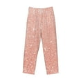thumbnail image 4 of Balery Men'S Rose Gold Glitter Pants,Sleepwear Pants,Pajama Pants,Pj Bottoms Drawstring And Pockets-X-Large, 4 of 9