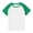 Green B, variant on Einccm Kids Raglan Sleeve T-Shirt for Boys and Girls - Round Neck and Contrasting Color Sleeves, Perfect for School, Outdoor Play, Daily Wear and Photoshoots Ages 3 to 14 Years