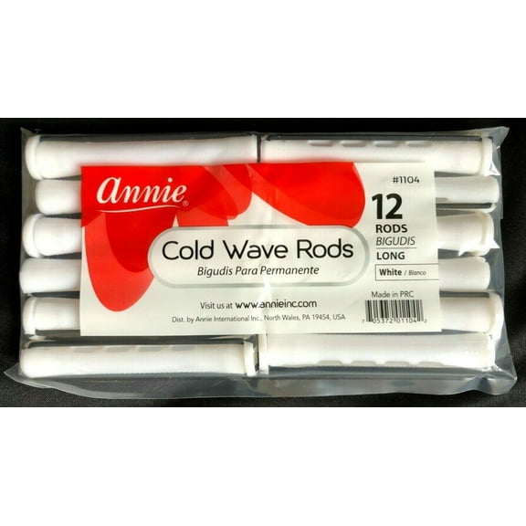 Annie Cold Wave Rods Rubber Bands White #1104