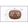 thumbnail image 3 of Modern Round Aluminum Coffee Table with Copper Base, 32” Diameter, No Assembly & Easy to Clean, 3 of 7