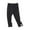 Black, variant on zbxnLI Girls Capri Leggings Summer Casual Tight Crop Pants High Waist Stretch Capri Pants for Little Girls