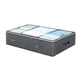 thumbnail image 2 of Organizador De Almacenamiento Bajo La Cama, Cesta De Tela De Gran Capacidad, Organizador De Armario Con Cremallera Para Ropa De Cama Y Prendas De Vestir, Asas Resistentes, Ventana Transparente, 2 of 7