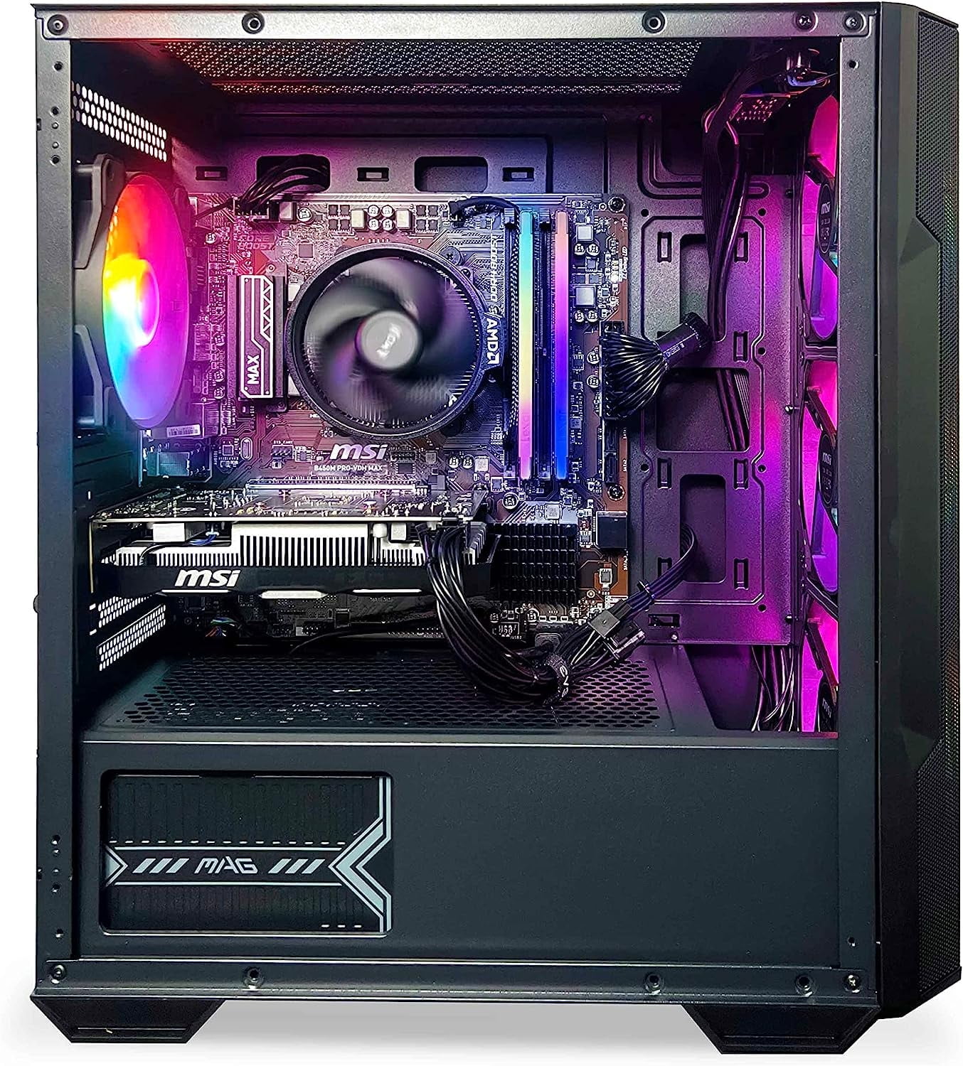 NSX Gaming Eagle PC with AMD Ryzen 5 5600X, RTX 3060, 16GB