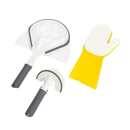SaluSpa Hot Tub Spa All-in-One 3-Piece Cleaning Tool Accessory Set (Best Way To Clean Skin)